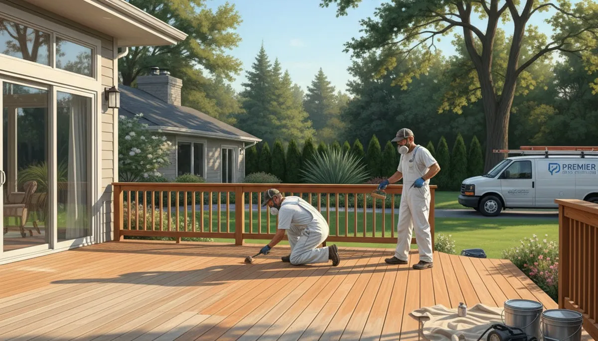 Deck painting service in Pittsburgh, PA for durable, weather-resistant deck protection
