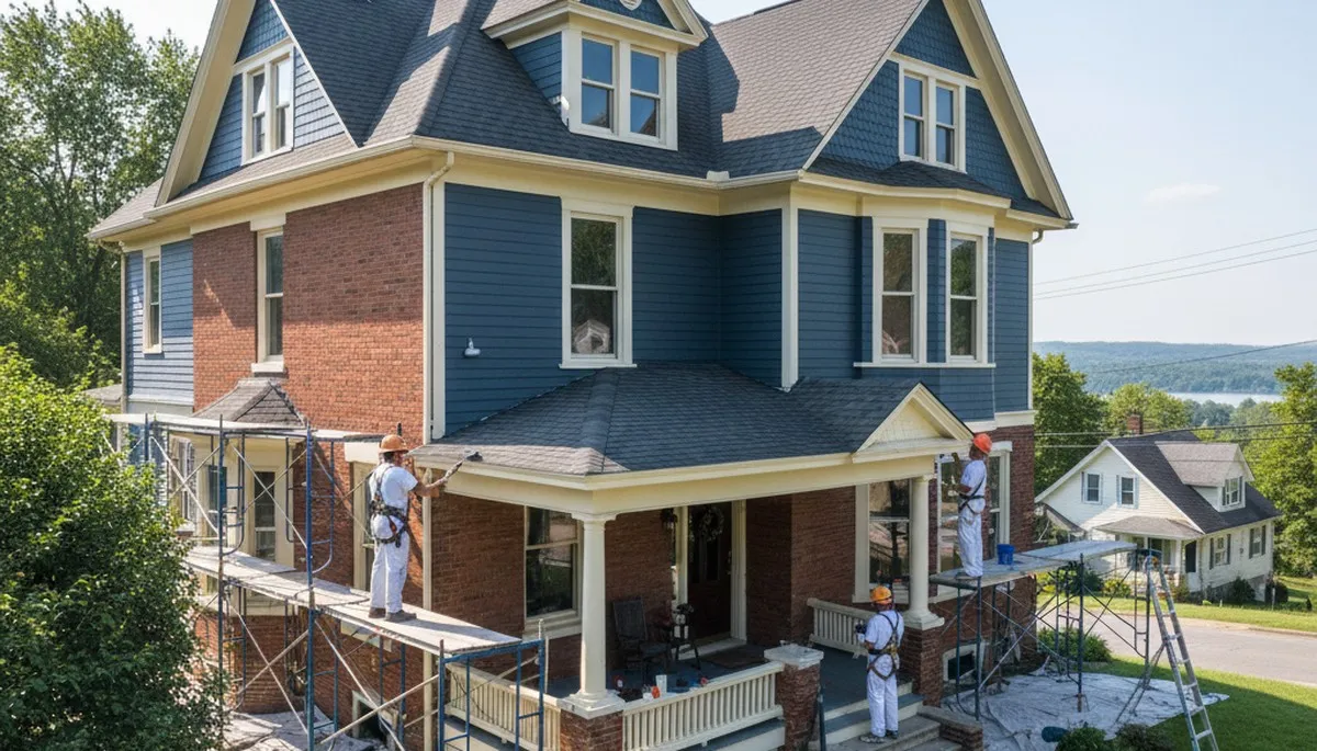 Painting contractor in Pittsburgh, PA providing professional interior and exterior painting services