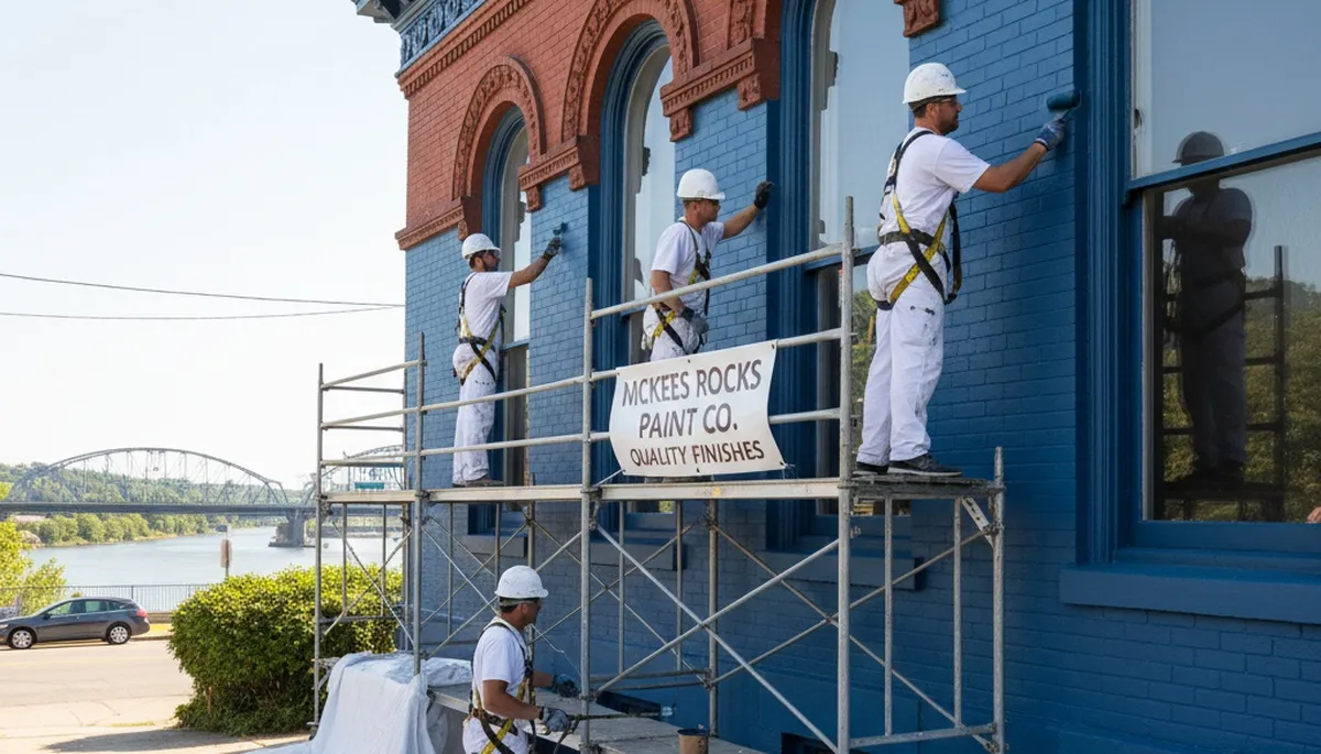 Professional Pittsburgh, PA painter providing interior and exterior painting services